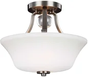 Lampy sufitowe - Feiss EVINGTON FE/EVINGTN/SF SN plafon sufitowy 2x60W/E27 ELSFE/EVINGTN/SF SN - miniaturka - grafika 1