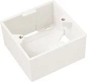 Złącza, przejściówki, adaptery - Solarix Puszka natynkowa 80x80 do gniazd - miniaturka - grafika 1