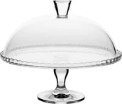 Tace i patery - Pasabahce Szklana Patera z Kloszem 32cm na Tort Ciasto uniwersalny 134775 - miniaturka - grafika 1