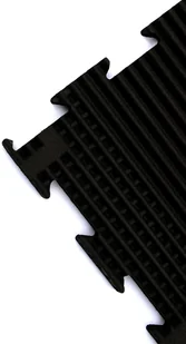 Marbo Sport Profesjonalna podłoga pod wolne ciężary Premium puzzle czarna - GH-puzzle-black-30 - Maty do ćwiczeń - miniaturka - grafika 4