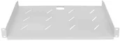 Akcesoria do szaf serwerowych - StalFlex Półka do szafy 19" z otworami 350 mm 1U szara RS19-1U-350-G - miniaturka - grafika 1
