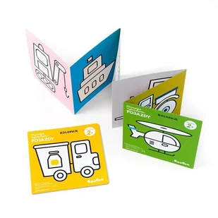 Dłuuugie Rysowanki Koloruję Pojazdy 2+ Czuczu Praca zbiorowa - Książki edukacyjne - miniaturka - grafika 4