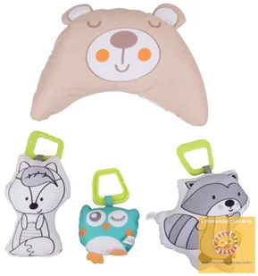 Sun Baby Mata XXL Leśni przyjaciele"  B05.043.1.1 - Maty edukacyjne - miniaturka - grafika 5