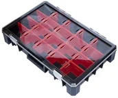 Skrzynki i torby narzędziowe - UNIMET ORGANIZER HD 600 CZARNY, PRZEGRODY - miniaturka - grafika 1