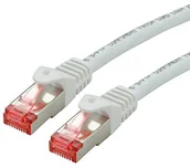 Kable miedziane - Rotronic ROLINE 21152600 przewód krosowy "Kat.6 S/FTP (PIMF), LSOH ", Component Level, biały 3m 21152663 - miniaturka - grafika 1