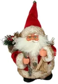 Pozostałe akcesoria świąteczne - Mikołaj grający i chodzący 19 cm 24003 - miniaturka - grafika 1