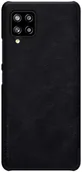 Etui i futerały do telefonów - Nillkin Qin skórzana kabura etui Samsung Galaxy A42 5G czarny - miniaturka - grafika 1