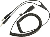 Kable - Jabra GN Anschlusskabel fuer PC QD2x3,5mm - 8734-599 - miniaturka - grafika 1