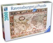 Puzzle - Ravensburger 2000 ELEMENTÓW Mapa Świata 205688 - miniaturka - grafika 1