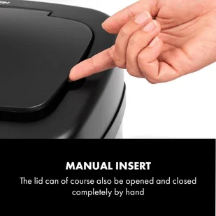 FENIKS Klarstein Klarstein Cleansmann, czujnik, 50 litrów, na worki na śmieci, ABS, czarny KG15-CleansmannB50l - Kosze na śmieci - miniaturka - grafika 5