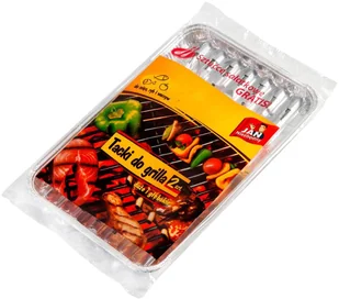 Jan Niezbędny Sarantis Tacki do grilla duże 2szt+sztućce 8571016009 - Pozostałe akcesoria kuchenne - miniaturka - grafika 2