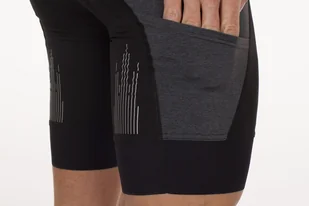 ZEROD spodenki triathlonowe ELITE SHORTS czarno-szare - Bielizna sportowa męska - miniaturka - grafika 3