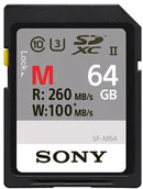 Karty pamięci - Sony SDXC II 64GB 260MB/s SF64M - miniaturka - grafika 1