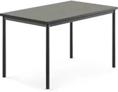 Meble do szkół i przedszkoli - AJ Produkty Stół SONITUS, 1200x800x720 mm, ciemno szare linoleum, antracyt - miniaturka - grafika 1