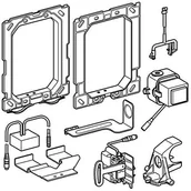 Deski sedesowe - Grohe Radiowy-elektronika do WC, co zapewnia dodatkową płytą osłonową do ręcznego wyzwalania chrom 38778000 - miniaturka - grafika 1