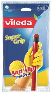 Vileda Rękawice Super Grip M (145749 / 145779 / - Inne artykuły do sprzątania - miniaturka - grafika 2