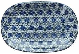 TOGNANA Talerz TOGNANA Sapa 28.5 x 19 cm Niebieski - Talerze - miniaturka - grafika 3