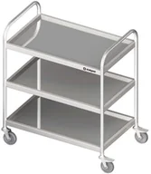 Wózki na żywność - Stalgast Wózek kelnerski trzypółkowy 1100x500x950 mm 982035110 - miniaturka - grafika 1