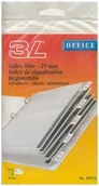 Notesy i bloczki - 3L Indeksy samoprzylepne jednostronne 12x25 mm białe (opakowanie 72 sztuki) 10511 8578 - miniaturka - grafika 1