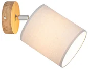 Lampy sufitowe - Britop Spot ścienny Corralee, szary, 1-punktowy - miniaturka - grafika 1