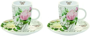 Nuova R2S Easy life PORCELANOWE FILIŻANKI DO ESPRESSO - Jardin Botanique - Róże (1460 JARB) - KOMPLET 2 Szt. 1460 JARB - Filiżanki Nuova R2S Easy life PORCELANOWE FILIŻANKI DO ESPRESSO - Jardin Botanique - Róże (1460 JARB) - KOMPLET 2 Szt. 1460 JARB - Filiżanki - miniaturka - grafika 1