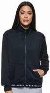 Kurtki i kamizelki sportowe damskie - Under Armour Under Armour Heatgear Armour pełny zamek błyskawiczny, oddychająca kurtka z zamkiem błyskawicznym na całej długości, lekka kurtka damska z luźnym dopasowaniem damska Czarny XS 1320589-001 - miniaturka - grafika 1