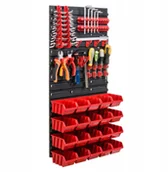 Pozostałe wyposażenie warsztatu - Tablica Narzędziowa 39x78 cm +20 Kuwet - miniaturka - grafika 1