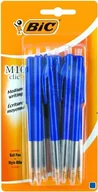 Długopisy - BIC M10 Clic koronka ball point Pen, M, niebieski, 10 sztuki 802073 - miniaturka - grafika 1
