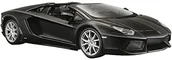 Kolekcjonerskie modele pojazdów - Maisto Lamborghini Aventador Roadster: nadania modelu samochodu 1: 24, drzwi i maski silnika do otwierania, gotowy model, 20 cm, czarna (531504 m) - miniaturka - grafika 1