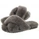 Klapki i japonki damskie - Emu Australia Klapki Mayberry Charcoal W11573 (EM230-a) para 36:2|37:1| - miniaturka - grafika 1