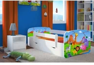 Łóżka dla dzieci i młodzieży - Dziecięce łóżko z szufladą mix 80x180 E8-A72 - miniaturka - grafika 1