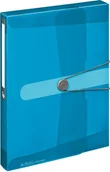 Artykuły biurowe - Herlitz Teczka A4 przeżroczysta niebieska 11206141 - miniaturka - grafika 1
