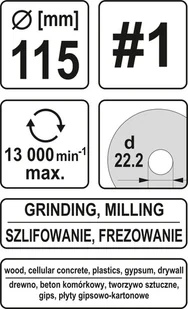 Yato Tarnik skośny do drewna 115mm nr1 YT-59166 YT-59166 - Pilniki - miniaturka - grafika 5