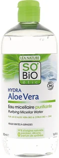 Bio So So oczyszczająca i matująca woda micelarna do demakijażu Aloes, 500 ml - Płyny micelarne - miniaturka - grafika 2