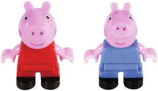 Spin Master Klocki Big 57075 Świnka Peppa Szkoła z 2 figurkami 57075 - Klocki - miniaturka - grafika 5