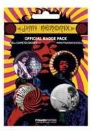 Akcesoria turystyczne - Jimmy Hendrix Jimi Hendrix  zestaw guzików Jimi Hendrix (w 3,8 cm) 26697 - miniaturka - grafika 1
