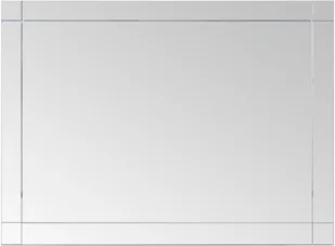 vidaXL Lustro ścienne, 60 x 40 cm, szkło - Lustra - miniaturka - grafika 2