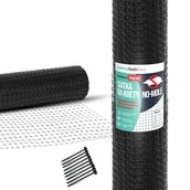 Zwalczanie i odstraszanie szkodników - Gęsta 2x200m Siatka Na Krety Przeciw Kretom +kołki - miniaturka - grafika 1