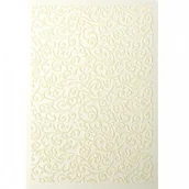 Papier do drukarek - Karton ozdobny welurowy flock kremowy A4 220g 5szt. /208302/ AR665 - miniaturka - grafika 1