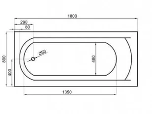 Polimat Classic SLIM 180x80 00439 - Wanny - miniaturka - grafika 5