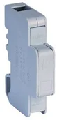 Bezpieczniki elektryczne - Simet Modułowy blok rozdzielczy jednobiegun szary - miniaturka - grafika 1