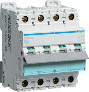 Hager Wyłącznik nadprądowy NBN 3P B25 10kA NBN625 - Bezpieczniki elektryczne - miniaturka - grafika 2