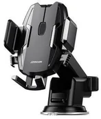 Uchwyty samochodowe do telefonów - Uchwyt na telefon Joyroom JR-ZS255 Spider s přísavkou Czarny - miniaturka - grafika 1