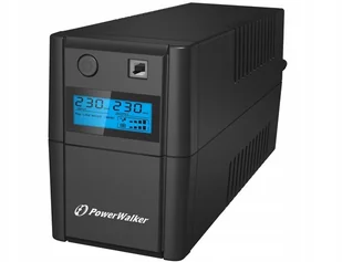PowerWalker UPS LINE-INTERACTIVE 850VA 2X SCHUKO, RJ11 IN/OUT, USB, LCD VI850SELCD-SCHUKO - Zasilacze awaryjne UPS - miniaturka - grafika 4
