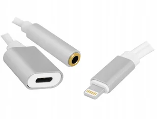 Adapter Hf Usb Iphone Lightning To 3,5 Adapter - Złącza, przejściówki, adaptery - miniaturka - grafika 2