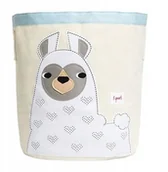 Pojemniki na zabawki - 3Sprouts Kosz na Zabawki Lama White - miniaturka - grafika 1