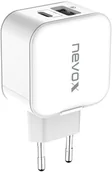 Ładowarki i akumulatory - Nevox 1760 ładowarka do urządzeń przenośnych Wewnątrz Biały - miniaturka - grafika 1