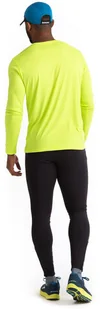 RONHILL RONHILL Koszulka biegowa z długim rękawem męska  CORE L/S TEE fluo żółta - Koszulki sportowe męskie - miniaturka - grafika 4