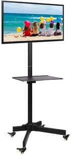 Techly Techly Stojak mobilny do TV LCD/LED/Plazma 19''-37'' 20kg VESA pochylany z półką 100723 - Inne akcesoria audio-wideo - miniaturka - grafika 2