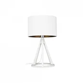 Lampy stojące - Spotlight Premium Collection Lampa stołowa Victoria 6532802 SPOTLight Premium Collection biało-miedziana oprawa w nowoczesnym stylu 6532802 - miniaturka - grafika 1